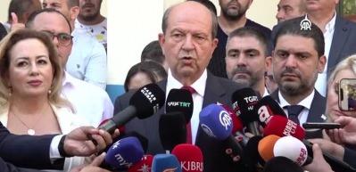 KKTC'nin kader günü! KKTC Cumhurbaşkanı Recep Tayyip Erdoğan'a teşekkürlerini iletti...