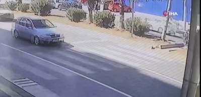 S&uuml;ratli s&uuml;r&uuml;c&uuml; yaya ge&ccedil;idinde &ouml;ğrenciye &ccedil;arptı