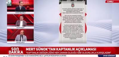 Kaptanlığı kaybeden Mert Günok'tan duygusal açıklama