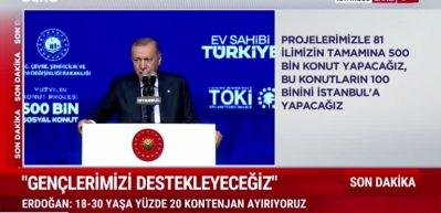 Cumhurbaşkanı Erdoğan Kiralık konut uygulaması hakkında detay verdi