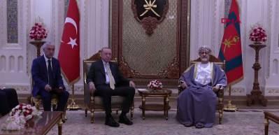 Cumhurbaşkanı Erdoğan, Umman Sultanı Heysem bin Tarık ile görüştü 