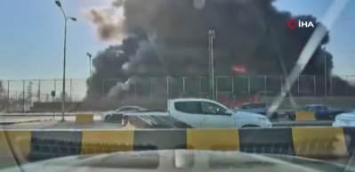 Irak’tan korkutan görüntü! Petrol sahasındaki dev patlamada 1 kişi öldü