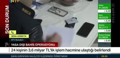 İstanbul'da 3,6 milyar TL'lik yasa dışı bahis operasyonu! 