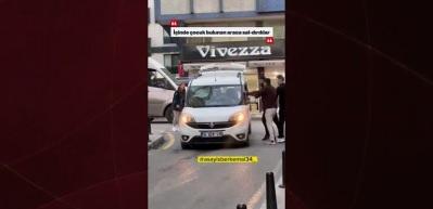 İstanbul'da maganda dehşeti: Bebekli araca saldırdılar