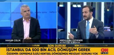 İstanbul'da son anket! Abdullah &Ouml;zdemir canlı yayında rakam verdi...