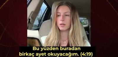 Kur'anı Kerim'in kadına verdiği değeri hayranlıkla anlattı, binlerce etkileşim aldı