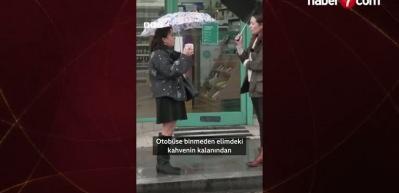 Rögara kahve dökene 150 sterlinlik ceza geri çekildi!