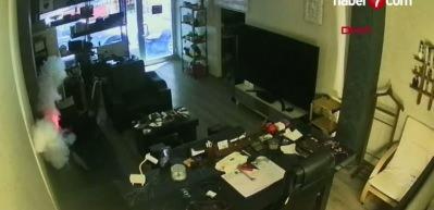 Şarjda bırakılan matkap bataryası dükkanı yaktı