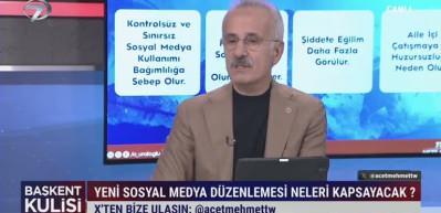 Sosyal medyaya yaş sınırı geliyor! Bakan Uraloğlu canlı yayında açıkladı