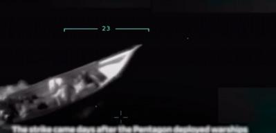 ABD Karayiplerde bir tekneye daha bomba yağdırdı