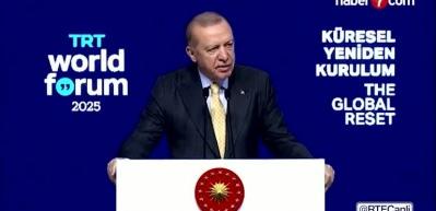 Başkan Erdoğan TRT World Forum'da konuştu