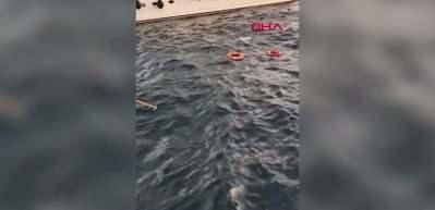 Boğazı'nda boğulma tehlikesi geçiren kadın ölümden döndü! İşte zamanla yarış anları