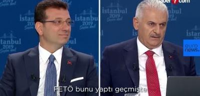 Ekrem İmamoğlu'ndan Binali Yıldırım'la program öncesi casusluk faaliyeti!