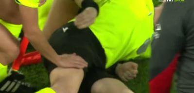 Hakem İstiklal Marşı sırasında bayıldı!