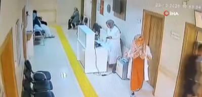 Kocaeli'de kadın doktora çirkin saldırı kamerada