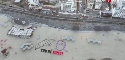 Tel Aviv’deki aktivistler, İsrail Başbakanı Netanyahu'yu protesto etti