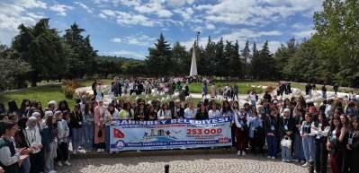 253 bin gazi torunu özel uçakla şehit topraklarını ziyaret etti