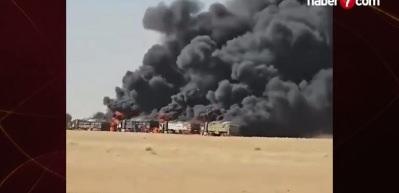 Türk SİHA’ları Sudan Çölünde katliam konvoyunu imha etti!