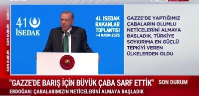 Cumhurbaşkanı Erdoğan "Sudan'da devam eden çatışmaların bir an önce durması için harekete geçilmeli" dedi