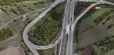 Anadolu Otoyolu’nda 3 ayrı noktada çalışma!