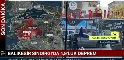 Prof. Dr. Okan Tüysüz: Balıkesir'de yılbaşına kadar  artçılar sürebilir