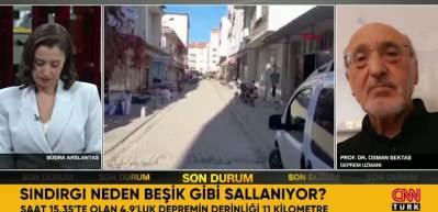 Prof. Dr. Bektaş'tan Sındırgı için kritik uyarı: Bugünkü artçılar yarının öncüsü olabilir