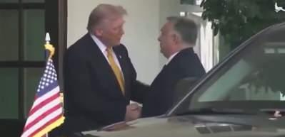 Trump ile Macaristan Başbakanı Orban bir araya geldi