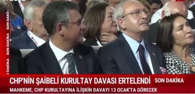 CHP'nin şaibeli kurultay davası 13 Ocak tarihine ertelendi