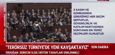 Cumhurbaşkanı Erdoğan "AK Parti'nin tek başına iktidara gelmesi bir halk devrimidir" dedi