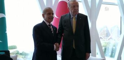 Cumhurbaşkanı Erdoğan, Pakistan Başbakanı Şerif ile görüştü