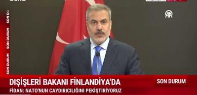 Dışişleri Bakanı Hakan Fidan'a Finlandiya ziyaretinde Finlandiyalı bakandan sürpriz Osman İmparatorluğu vurgusu...