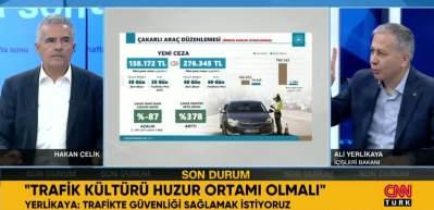 İçişleri Bakanı Ali Yerlikaya yasadışı çakar takanları uyarılarda bulundu