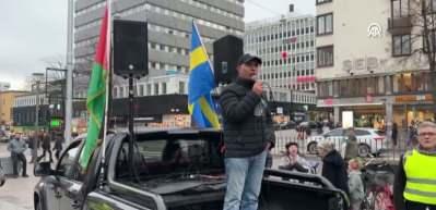 İsveç'te İsrail karşıtı protesto