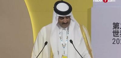 Katar Emiri Temim, barış olmadan sürdürülebilir kalkınmanın mümkün olmadığını söyledi