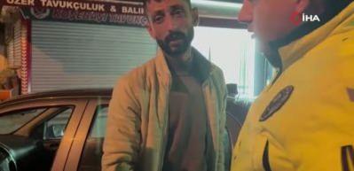 Kimlik isteyen polise sosyal medyasını açtı