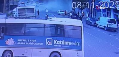 Kocaeli'de 6 kişiye mezar olan tesisteki yangının ilk anları kamerada