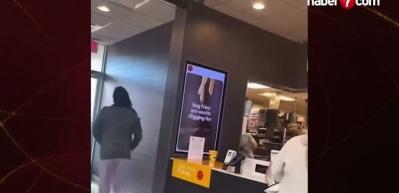 ABD'de para iadesi kavgası: Müşteri, şube müdürünün üzerine kaynar kahve fırlattı