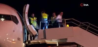 Süleymaniye'ye 2 buçuk yıl aradan sonra ilk Türk uçağı iniş yaptı