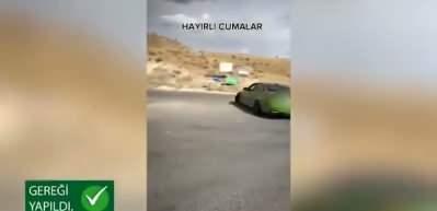 Nevşehir'de drift atan sürücüye 65 bin 69 lira ceza kesildi