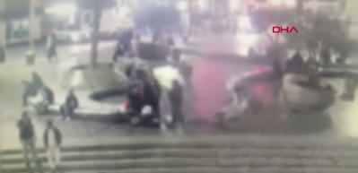 Taksim'de kapkaç terörü! Şüpheli kaptı ama kaçamadı