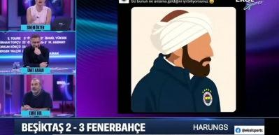 Fenerbahçe'nim Fatih Sultan Mehmet paylaşımına canlı yayında tepki gösterdi!