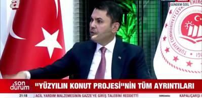 Bakan Kurum '500 bin sosyal konut' projesinde başvuru sayısını a&ccedil;ıkladı