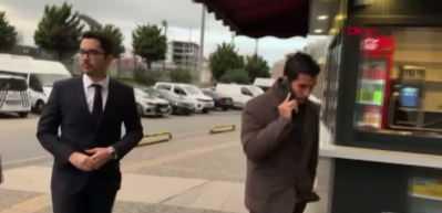Beşiktaşlı futbolcu Necip Uysal, suç duyurusu için adliyede
