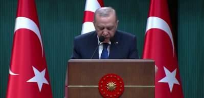 Cumhurbaşkanı Erdoğan: Adaletli ve insancıl yaklaşımımızı Kıbrıs T&uuml;rk halkı ile birlikte s&uuml;rd&uuml;receğiz