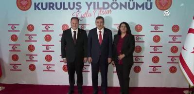 Cumhurbaşkanı Yardımcısı Yılmaz, KKTC Cumhuriyet Meclisi'nde düzenlenen resepsiyona katıldı