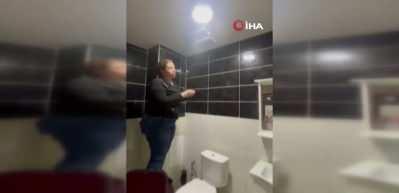  Esenyurt’ta bir firmanın kadınlar tuvaletinde gizli kamera bulundu