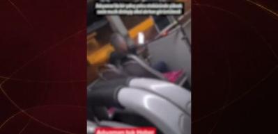 Halk otobüsünde alkol rezaleti kameralara böyle yansıdı