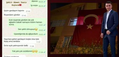 Şehit Kuyucu'nun kız kardeşiyle son mesajı yürekleri yaktı: Hayır mı, rüyanda mı gördün?