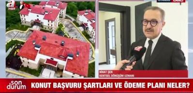 TOKİ'nin 2+1  örnek dairesi ilk kez görüntülendi