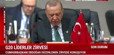 Cumhurbaşkanı Erdoğan: Kalıcı barışın yegane yolu iki devletli çözüm